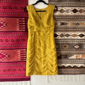 Banana Republic Chartreuse Sleeveless Dress